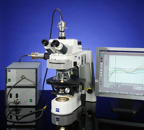 Microscope spectrometer system